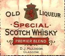Whisky Label Muldoon's